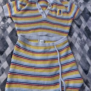 Casablanca Two Piece Skirt Set